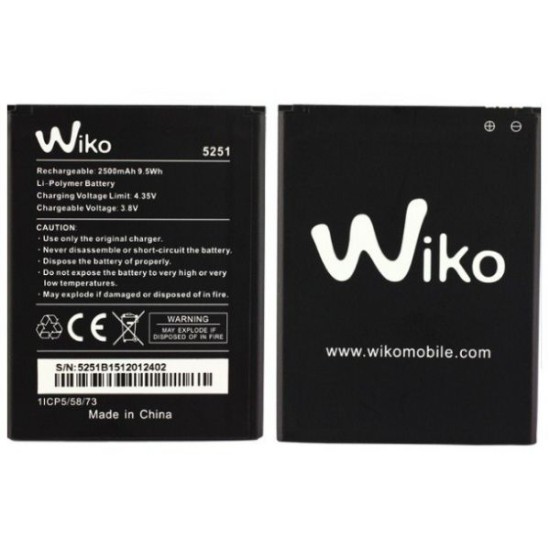 BATTERY WIKO JERRY MAX TL2714D2625 4920MAH BATTERY WIKO JERRY MAX TL2714D2625 4920MAH